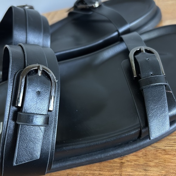 Jason Wu Rhonda Women’s Black Double-Strap Sandals size 8.5 - Picture 5 of 9